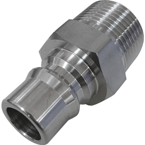 NKCカップリング NL型カップリング繋ぎ(SUS304) NL-44PM-S R1/2 オネジ 10個まとめ売り 10個 【まとめ売り商いもの】