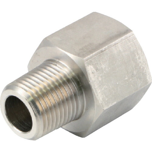 ASOH ステンレス製 NF-8281 変換内外ソケット 外UNF1/4−28×内PT1/8 100個まとめ売り 100個 【まとめ売り商品】|設備プロ王国 店