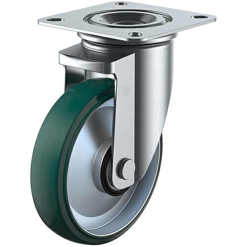 ユーエイ 一皿式 PMS-200UWBINJ 自在 キャスター ウレタン 拷問台径200粍 PM手合い PMS型 初っ切り大きさ120×120(105×105) 4個まとめ売り 4個 【まとめ売り商いもの】