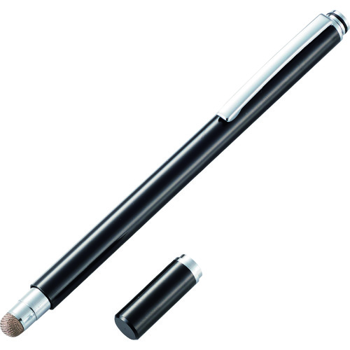 ELECOM キャップ付き導電繊維タッチペン P-TPMCF01BK 60本まとめ売り 60本 【まとめ売り商品】