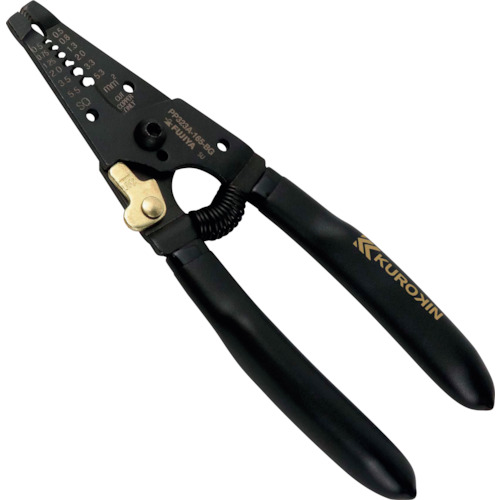 フジ矢 ワイヤーストリッパA型(黒金) PP323A-165-BG 10丁まとめ売り 10丁 【まとめ売り商品】