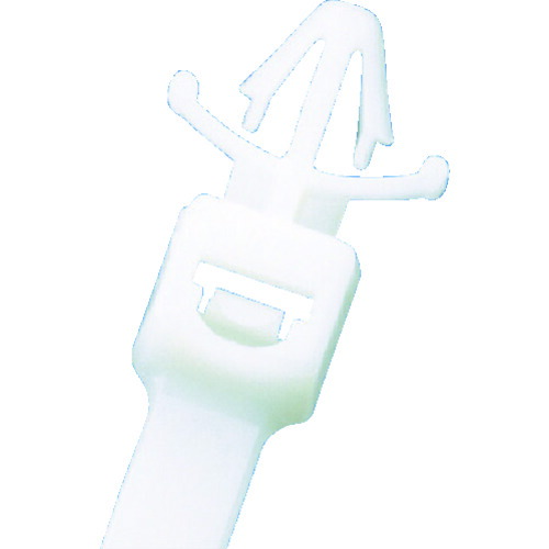 PANDUIT 押し込みタイプナイロン結束バンド PLWP1M-C ナチュラル (100本入) 10袋まとめ売り 10袋 【まとめ売り商品】