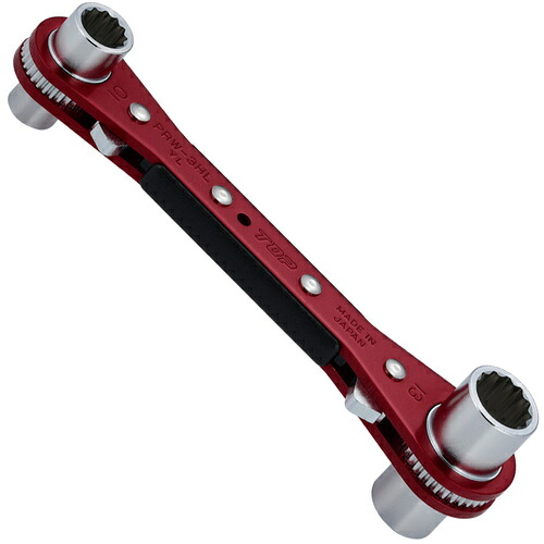 TOP ラチェットレンチ PRW-3HL ご機嫌ラッチ 8X10・12X13粍 6丁まとめ売り 6丁 【まとめ売り商いもの】