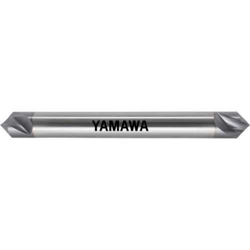 ヤマワ ロングシャンクコーティングポイントドリル PE-QL-V-L100-6X2 PE－90° PE－QL V L100 6X2X90° 10本まとめ売り 10本 【まとめ売り商いもの】