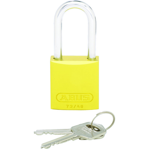PANDUIT ロックアウト用ハイセキュリティパドロック PSL-7YL-LS ツル長タイプ 黄 6個まとめ売り 6個 【まとめ売り商品】