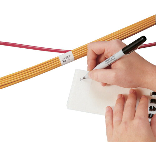 PANDUIT 書き込み用セルフラミネートタイプマーカーブック PSCB-12Y 10冊まとめ売り 10冊 【まとめ売り商品】｜設備プロ王国　店