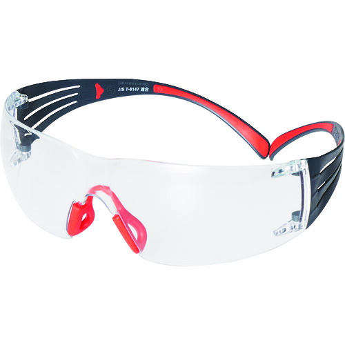 3M セキュアフィット SF401SGAF-RED JIS 保護めがね クリア SF401SGAF-RED JIS 10個まとめ売り 10個 【まとめ売り商品】|設備プロ王国 店