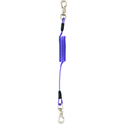 OH 安全ロープ SCN-50V 落下防止用セーフティコード(ステンレスワイヤー入り) 使用荷重5Kg バイオレット 10本まとめ売り 10本 【まとめ売り商品】