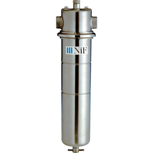 日本フイルター ステンレス製ハウジング SFH-01N-6-F-6-6 SFH－01N－6－F－6－6 250mm1本用 OリングFKM