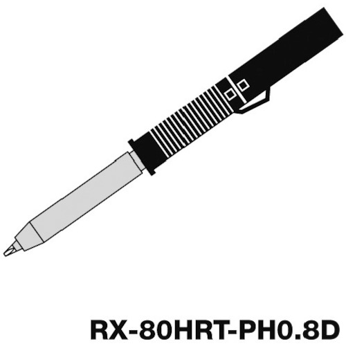 グット 温調はんだこてRX-802ASPH用交換こて先 RX-80HRT-PH0.8D 10個まとめ売り 10個 【まとめ売り商品】