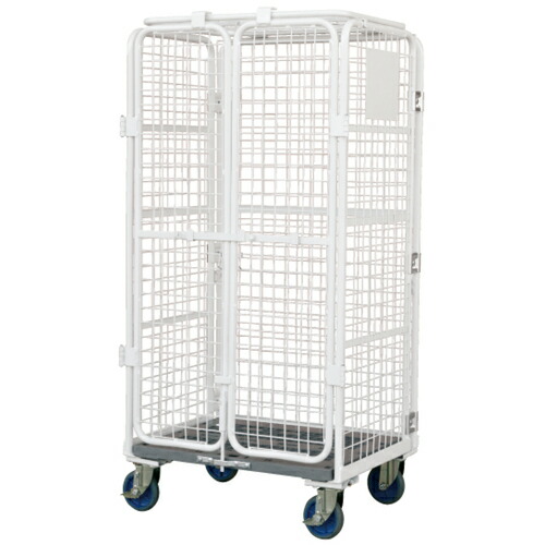 ワコーパレット カゴ車(鋼製) SCC-8565 セキュリティーカーゴ 幅850mm