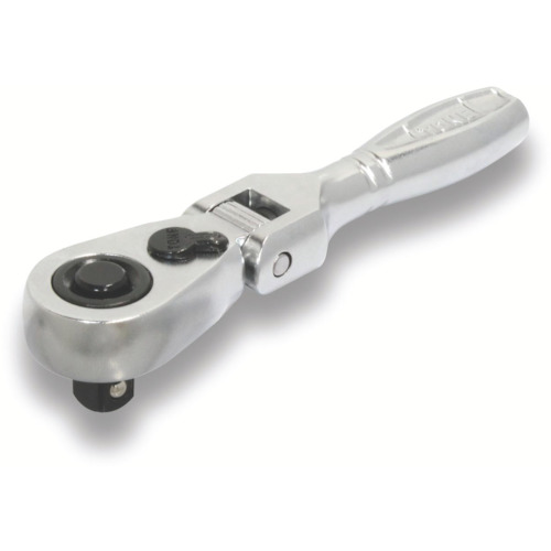 TONE ショート首振ラチェットハンドル RH2FHS 歯数72枚 差込角6.35mm 全長90mm 6個まとめ売り 6個 【まとめ売り商品】|設備プロ王国 店