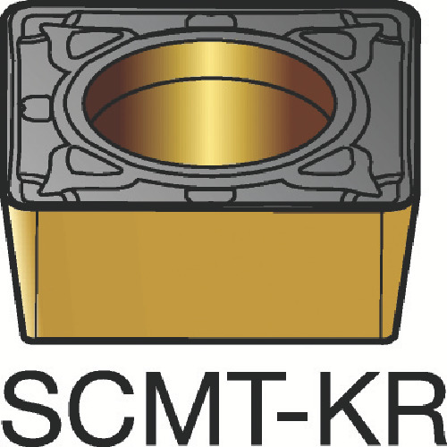 SANDVIK コロターン107 SCMT 12 04 08-KR 旋削用ポジチップ(120) 3205 10個まとめ売り 10個 【まとめ売り商品】|設備プロ王国 店