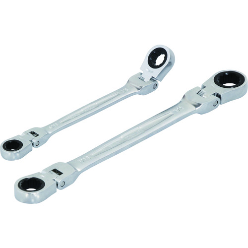 TONE コンビネーションラチェットレンチ RMFWB-1820 両首振ラチェットめがねレンチ インチサイズ 全長230mm 10丁まとめ売り 10丁 【まとめ売り商品】|設備プロ王国 店