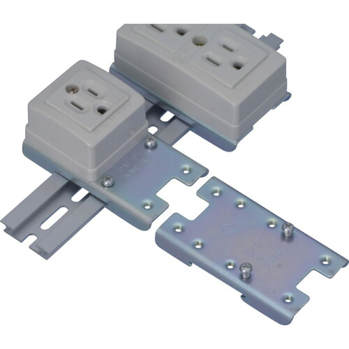 カメダ ACベース S-21-3C (DINレールコンセント取付用) 50個まとめ売り 50個 【まとめ売り商品】