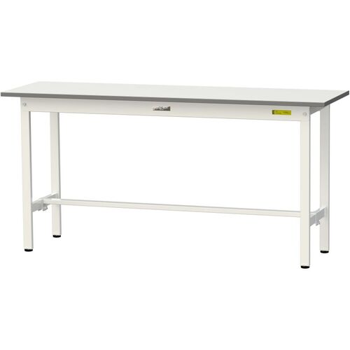 ヤマテック 軽量作業台 SUP-1545-WW ワークテーブル150シリーズ 固定式 低圧メラミン天板 W1500×D450×H740mm シルキーホワイト