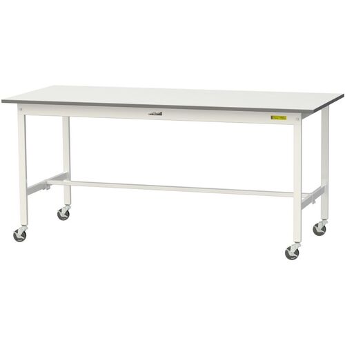 ヤマテック 軽量作業台 SUPC-1875-WW ワークテーブル150シリーズ 移動式 低圧メラミン天板 W1800×D750×H825mm シルキーホワイト|設備プロ王国 店