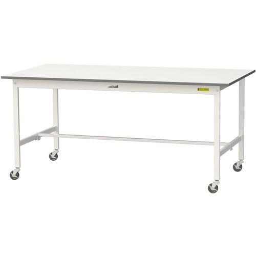 ヤマテック 軽量作業台 SUPC-1890-WW ワークテーブル150シリーズ 移動式 低圧メラミン天板 W1800×D900×H825mm シルキーホワイト