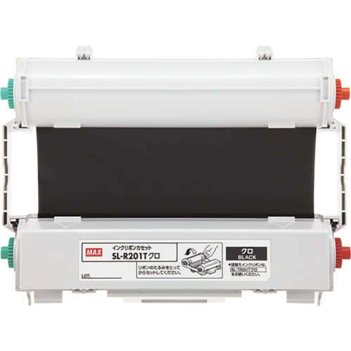 MAX ビーポップ SL-R201T CPM－200用インクリボンテープ SL－R201Tクロ 50m巻