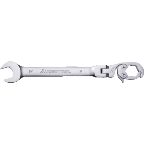 百貨店 オープンラチェットレンチ(フレックス印字機)L:333粍 RCW24F 呼び:24 6丁まとめ売り 6丁 【まとめ売り商いもの】