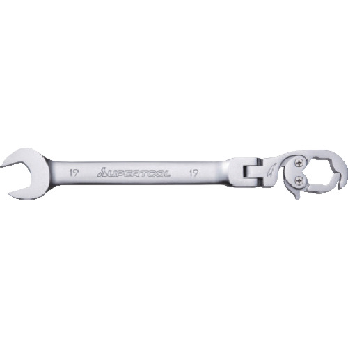 百貨店 オープンラチェットレンチ(フレックス印字機)L:343粍 RCW27F 呼び:27 6丁まとめ売り 6丁 【まとめ売り商いもの】