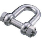 水本 ステンレス SBU-16 SBUシャックル 呼び16mm 使用荷重:14.7kN 5個まとめ売り 5個 【まとめ売り商品】