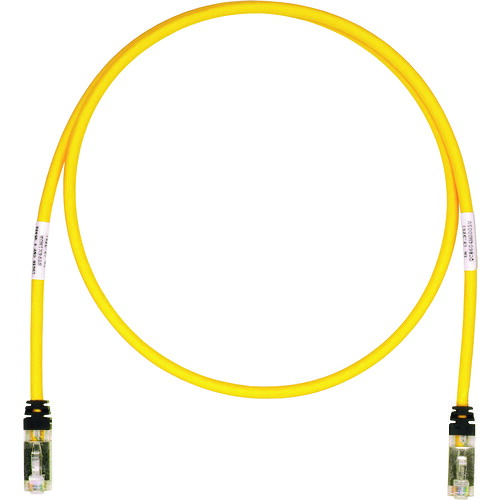 PANDUIT CAT6A/CAT6 STP6X2.5MYL シールドパッチコード 2.5m 黄 STP6X2.5MYL 10本まとめ売り 10本 【まとめ売り商品】