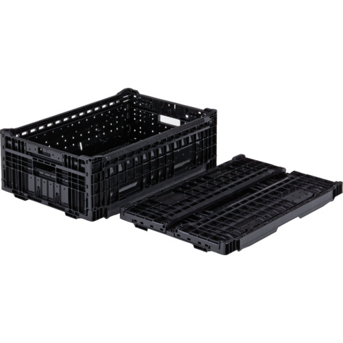 サンコー 折りたたみ容れもの SKO-EP39A-BK 556230 オリコンEP39A黒 10個まとめ売り 10個 【まとめ売り商いもの】