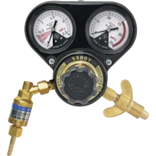 YAMATO 溶断用調整器 SSBPOXW 乾式安全器同梱 酸素用 SSボーイプラス 関西式