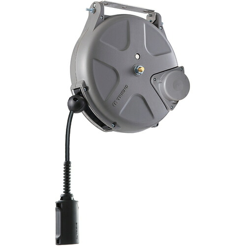 TRIENS 黒ウレタンエアーホースリール SHS-210BASLOW スローモーション 内径6.5mm&times;10m(黒ホース)｜設備プロ王国　店