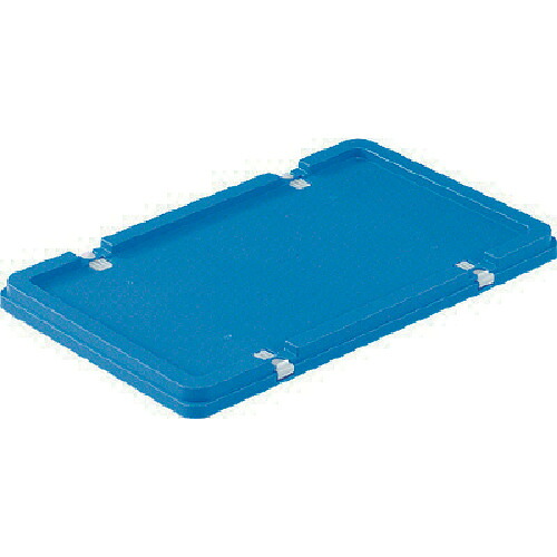 サンコー ボックス型コンテナー SK-22F-F-BL 702402 サンボックス＃22フタ ロック付 ブルー 10枚まとめ売り 10枚 【まとめ売り商品】