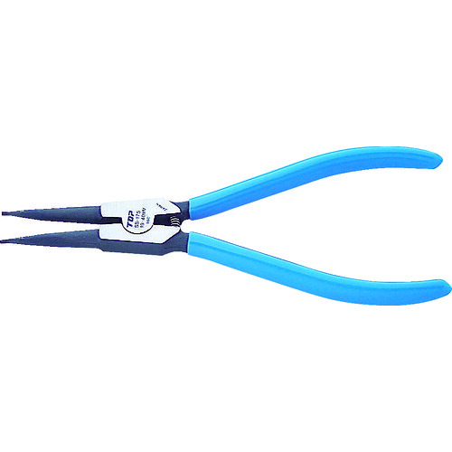 TOP スナップリングプライヤ SS-175 軸用直爪 175mm 使用範囲19~40mm 6丁まとめ売り 6丁 【まとめ売り商品】|設備プロ王国 店