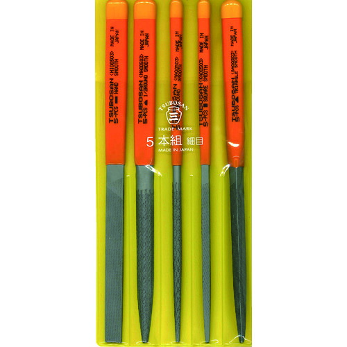 ツボサン 組ヤスリセット5本組 ST005-03 所せまい 5Sまとめ売り 5S 【まとめ売り商いもの】