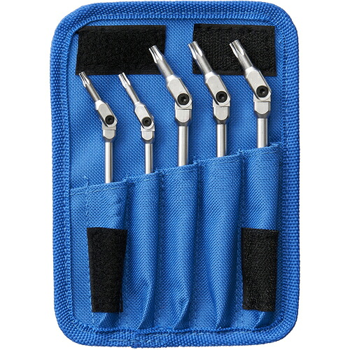 BONDHUS ヘックスローブレンチ SP5-集積回路-19 HEX PRO ピボットヘッド トルクスレンチセット 5本組(T15－T30) No.00019 10Sまとめ売り 10S 【まとめ売り商いもの】