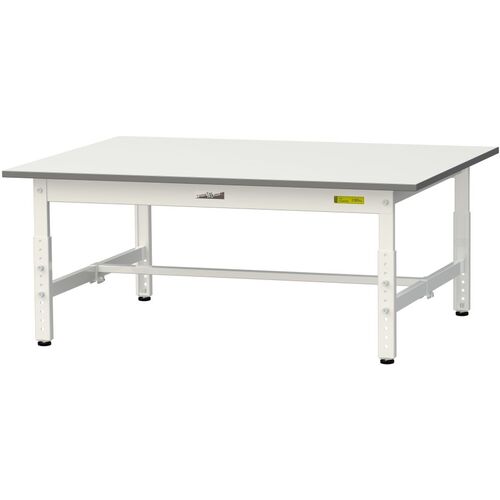 ヤマテック 軽量作業台 SUPAL-1290-WW ワークテーブル150シリーズ 高さ調整タイプ低床用 W1200×D900×H400～H575mm