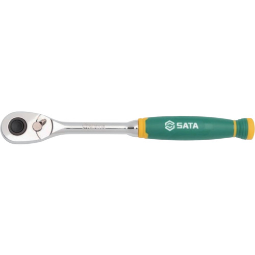 SATA ラチェットハンドル ST12971G 72XP 差込角9.5粍 10本まとめ売り 10本 【まとめ売り商いもの】
