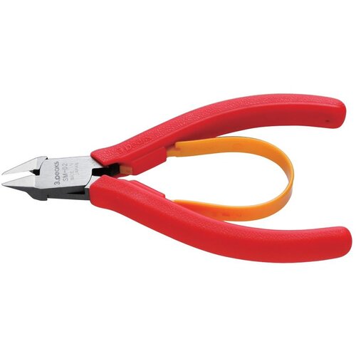 スリーピークス ミニプラスチックニッパ(バネ付) SM02 108mm 6丁まとめ売り 6丁 【まとめ売り商品】｜設備プロ王国　店 12,997円