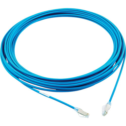 PANDUIT カテゴリ6A細径シールドパッチコード STP28X15MBU 15m 青 10本まとめ売り 10本 【まとめ売り商品】 73,495円