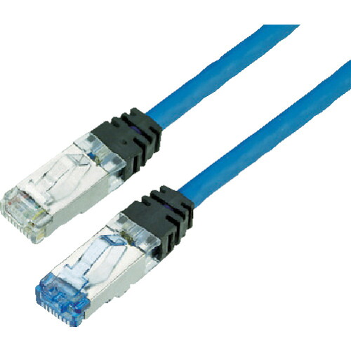PANDUIT カテゴリ6A細径シールドパッチコード STP28X1MBU 1m 青 10本まとめ売り 10本 【まとめ売り商品】