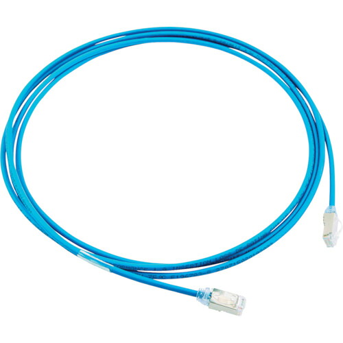 PANDUIT 範疇6A細径遮蔽物パッチコード STP28X3MBU 3m 青 10本まとめ売り 10本 【まとめ売り商いもの】