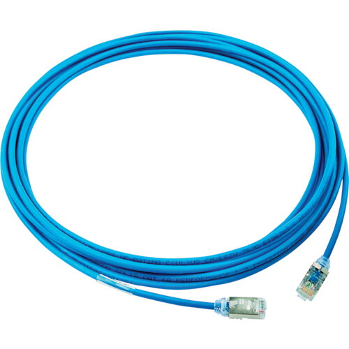PANDUIT カテゴリ6A細径シールドパッチコード STP28X5MBU 5m 青 10本まとめ売り 10本 【まとめ売り商品】