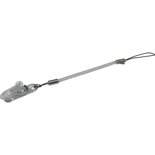 OH 携帯電話用スパイラルストラップ SPR-4 使用荷重0.3kg クリア 20本まとめ売り 20本 【まとめ売り商品】