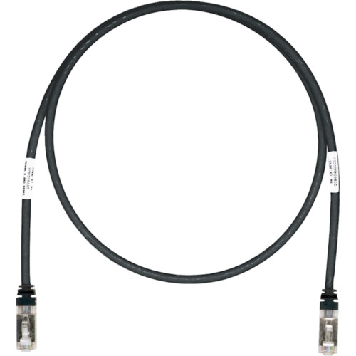 PANDUIT CAT6A/CAT6 STP6X12MBL 遮蔽物パッチコード 12m 黒 STP6X12MBL 10本まとめ売り 10本 【まとめ売り商いもの】