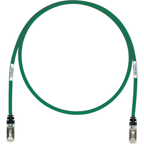 PANDUIT CAT6A/CAT6 STP6X2MGR 遮蔽物パッチコード 2m 緑 STP6X2MGR 10本まとめ売り 10本 【まとめ売り商いもの】