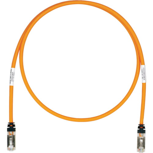 PANDUIT CAT6A/CAT6 STP6X2MOR 遮蔽物パッチコード 2m オレンジ色 STP6X2MOR 10本まとめ売り 10本 【まとめ売り商いもの】
