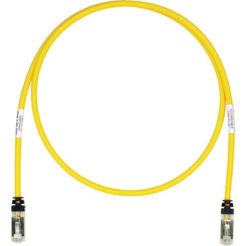 PANDUIT CAT6A/CAT6 STP6X2MYL 遮蔽物パッチコード 2m 黄 STP6X2MYL 10本まとめ売り 10本 【まとめ売り商いもの】