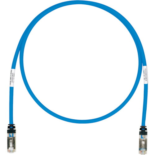 PANDUIT CAT6A/CAT6 STP6X35MBU 遮蔽物パッチコード 35m 青 STP6X35MBU