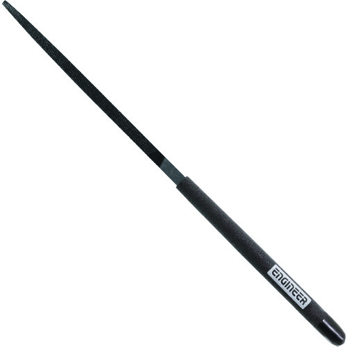 ENGINEER ジェットブラックヤスリ TF-14 中目 四角 12本まとめ売り 12本 【まとめ売り商品】｜設備プロ王国　店