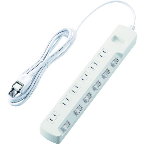 ELECOM 省エネ水道栓 T-E5A-2630WH 個別取り替えっこ 6個口 3m 白いこと 20個まとめ売り 20個 【まとめ売り商いもの】
