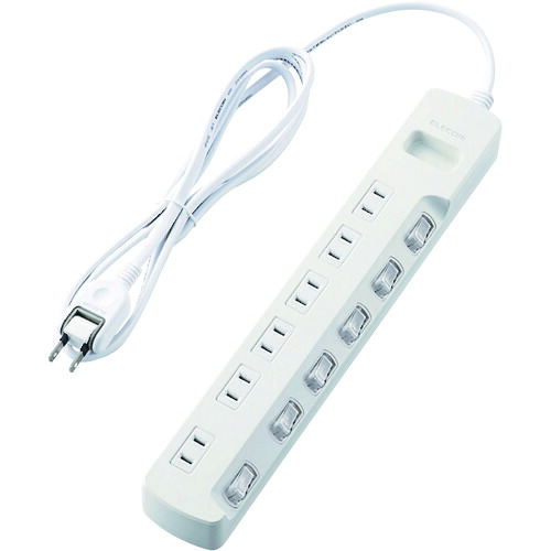 ELECOM 省エネ水道栓 T-E5A-2620WH 個別取り替えっこ 6個口 2m 白いこと 20個まとめ売り 20個 【まとめ売り商いもの】